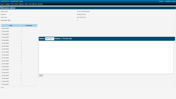 Admin Panel