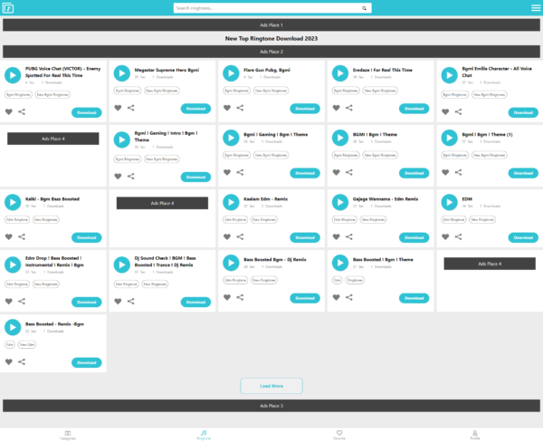 Ringtone PHP Script - Mobcup.net(Style)