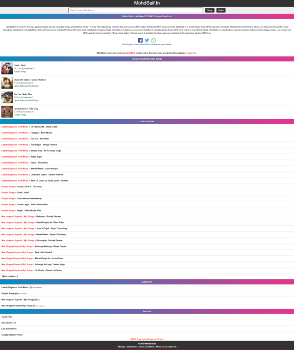 Home page