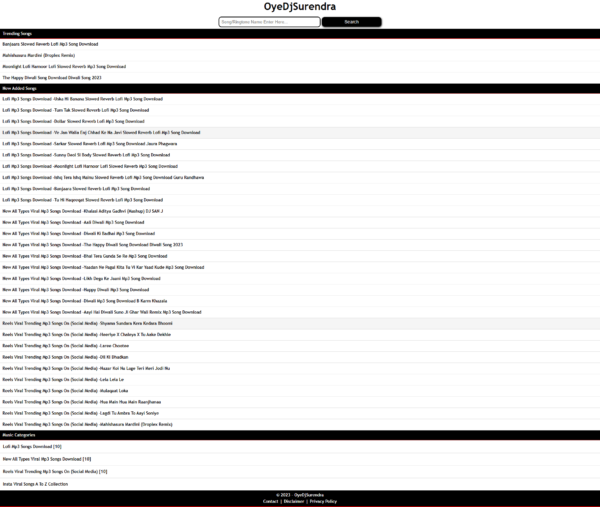 OyeDjSurendra.Com Style PHP Skyitech Script